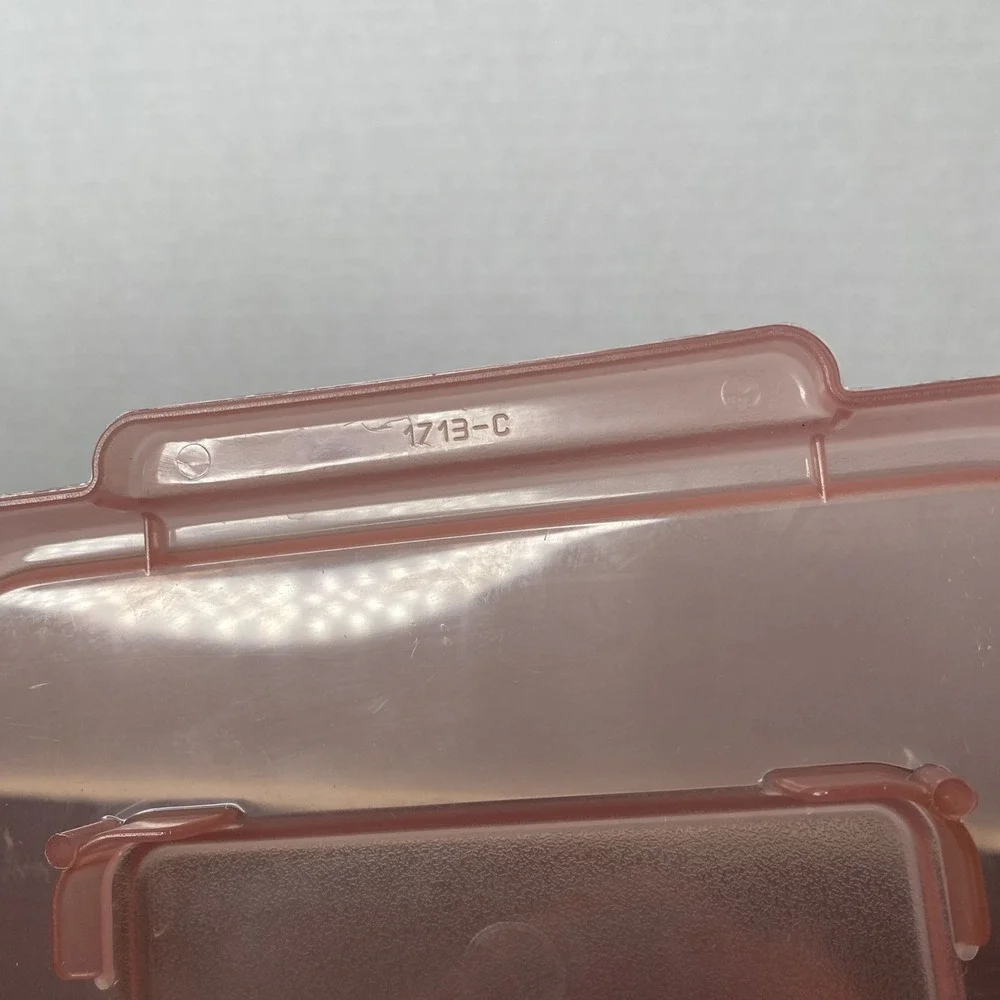 Sterilite 2.7 Qt. Modular Latch Box Plastic with Translucent Pink Base and Lid